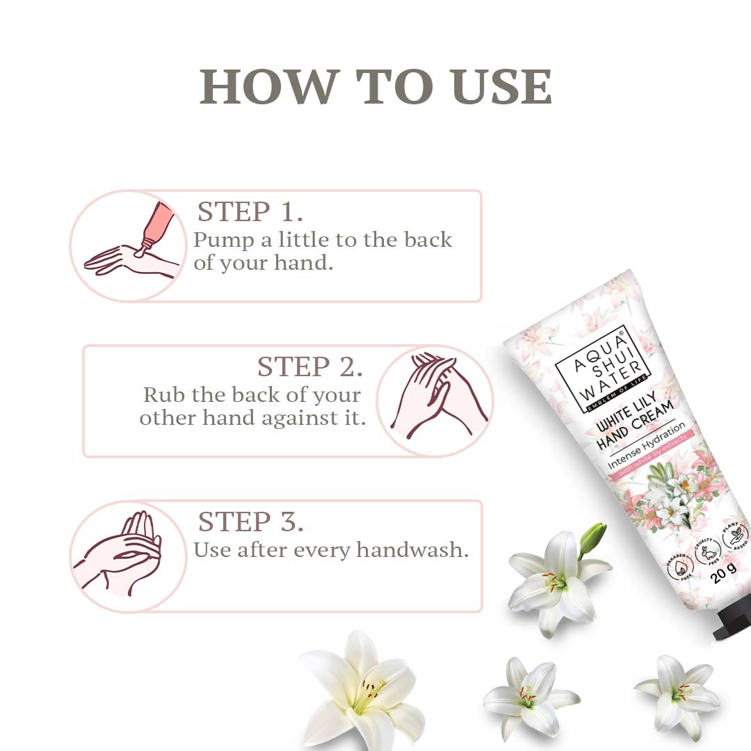 White Lily Hand Cream