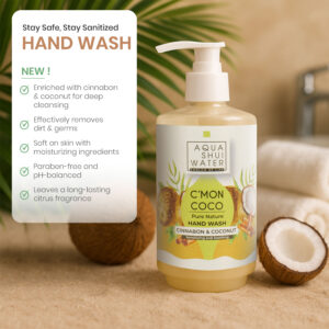 Hand Wash Cinnabon & Coconut  Pure Nature  Hands