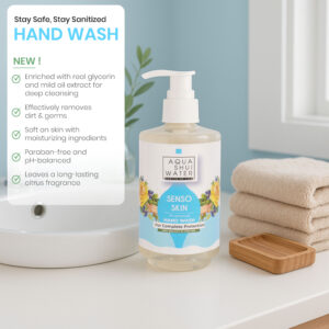 Senso Skin PH Balanced Hand Wash For Complete Protection With Glycerin & Mild Oils