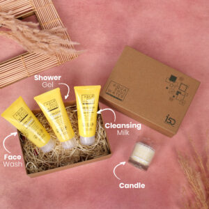 Ubtan Glow Self Care Gift Hamper for Women & Men | Shower Gel, Face Wash, Cleansing Milk & Scented Candle | For Birthday, Diwali Bhaidooj & All Special Occasions