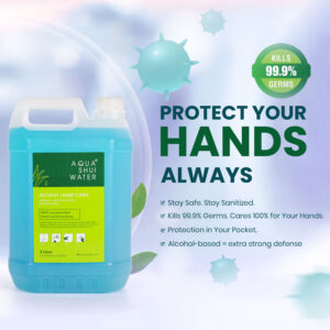 Hand Sanitizer 5 Ltr | With Aloe Vera, Vitamin E & Glycerine | Paraben Free